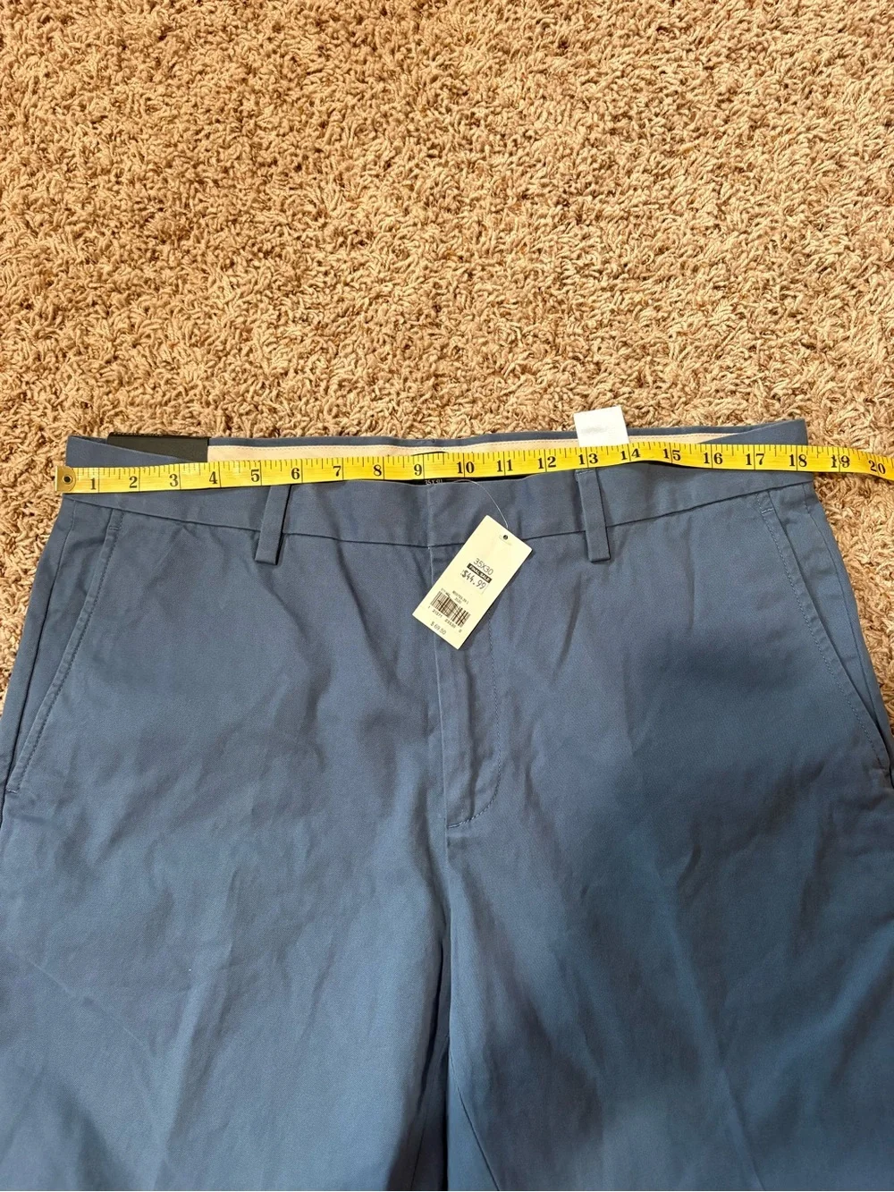 Banana Republic Emerson Chino Vintage Straight Fit men’s size 35x30 blue NWT!!